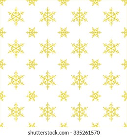 Seamless snowflake Christmas vector background abstract design