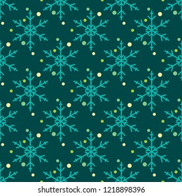 seamless snowflake pattern 2 geometric background christmass graphic design illustration vector editable