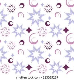 seamless snowflake pattern