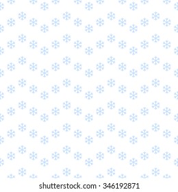 Seamless snowflake Pattern. Abstract Vector Background. Garlands of snowflakes in blue. Seamless Christmas Pattern. New year background. Geometric Pattern. Zigzag Pattern. Vector Regular Texture.