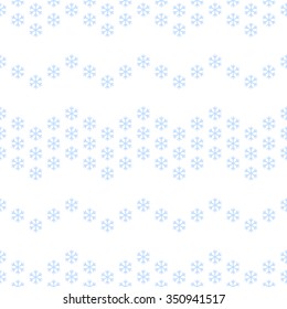 Seamless snowflake Pattern. Abstract Vector Background. Garlands of snowflakes in blue. Seamless Christmas Pattern. New year background. Geometric Pattern. Zigzag Pattern. Vector Regular Texture