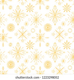 Seamless snowflake pattern, can be used like beautiful background for your Christmas designs. 