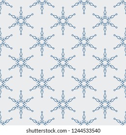 seamless snowflake pattern illustration pattern wallpaper
