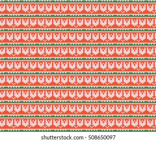 seamless, snowflake, scandinavian, red, ornament, pattern, textile, texture,  material, gift