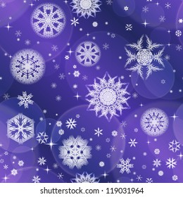 seamless snowflakes