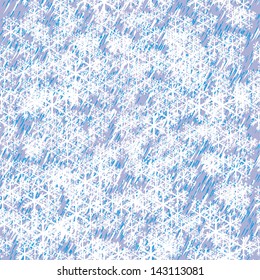 seamless with snowflakes
