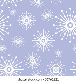 Seamless snowflakes background