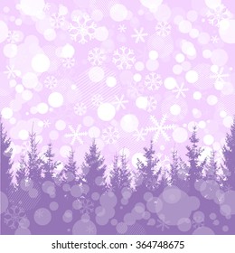Seamless snowflakes background wood. Vector