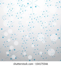 seamless with snowflakes by clipping mask eps10