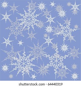 Seamless  snowflakes. eps10