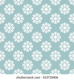 Seamless Snowflakes pattern Background for Christmas and New year. Celebration. Vector
