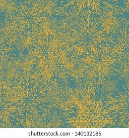 seamless with snowflakes. Vintage background