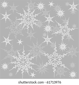 Seamless  snowflakes.eps10