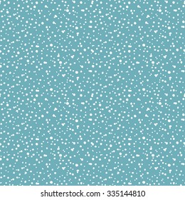 Seamless snowy pattern