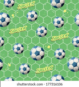 seamless soccer pattern