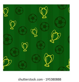 Seamless soccer pattern