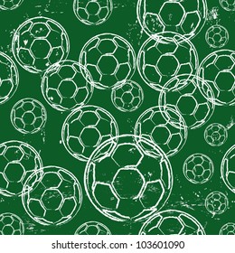 seamless soccer pattern, background