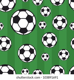 seamless soccer pattern, background