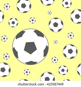 Seamless Soccer Pattern. / Seamless Football Pattern.