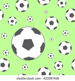 Seamless Soccer Pattern. / Seamless Football Pattern.