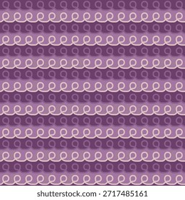 Seamless Soft Swirl Line Shape Pattern Elegant Decorative Background