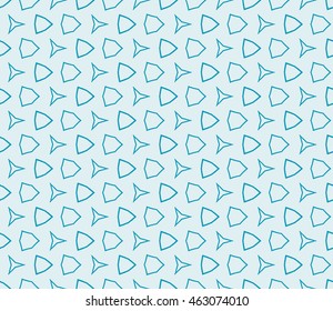 seamless sophisticated geometric pattern based on repetitive simple forms. vector illustration. for interior design, backgrounds, card, textile industry. blue coloring