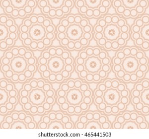 seamless sophisticated geometric pattern based on repetitive simple forms. vector illustration. for interior design, backgrounds, card, textile industry. beige color