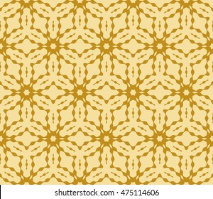 seamless sophisticated geometric pattern based on repetitive simple forms. vector illustration. for interior design, backgrounds, card, textile industry. gold coloring