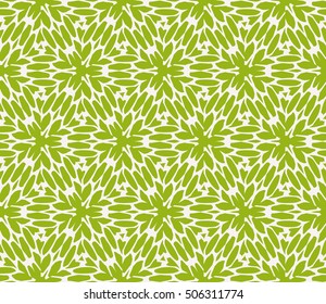 seamless sophisticated geometric pattern based on repetitive simple line and shape forms. vector illustration. for interior design, backgrounds, card, textile industry. green coloring