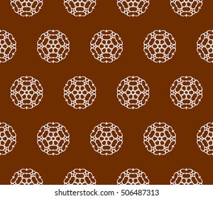 seamless sophisticated geometric pattern based on repetitive simple forms. vector illustration. brown color. for interior design, backgrounds, card, textile industry.