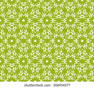 seamless sophisticated geometric pattern based on repetitive simple line and shape forms. vector illustration. for interior design, backgrounds, card, textile industry. green coloring