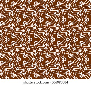 seamless sophisticated geometric pattern based on repetitive simple forms. vector illustration. brown color. for interior design, backgrounds, card, textile industry.