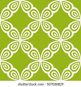 seamless sophisticated geometric pattern based on repetitive simple line and shape forms. vector illustration. for interior design, backgrounds, card, textile industry. green coloring