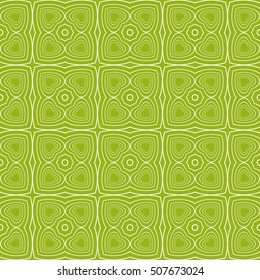 seamless sophisticated geometric pattern based on repetitive simple line and shape forms. vector illustration. for interior design, backgrounds, card, textile industry. green coloring