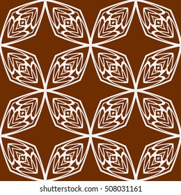 seamless sophisticated geometric pattern based on repetitive simple forms. vector illustration. brown color. for interior design, backgrounds, card, textile industry.