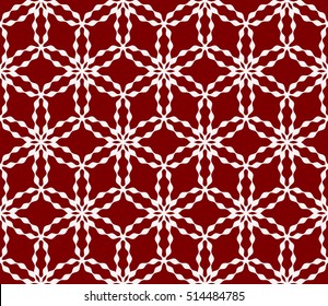 seamless sophisticated geometric pattern based on repetitive simple forms. vector illustration. for interior design, backgrounds, card, textile industry. red coloring