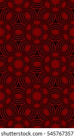 seamless sophisticated geometric pattern based on repetitive simple forms. vector illustration. for interior design, backgrounds, card, textile industry. red coloring
