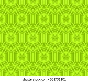 seamless sophisticated geometric pattern. vector illustration. for interior design, backgrounds, card, textile industry. green color