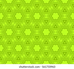 seamless sophisticated geometric pattern. vector illustration. for interior design, backgrounds, card, textile industry. green color