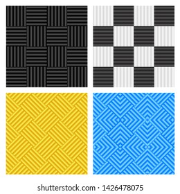 Seamless Sound Proof foams pattern, vector