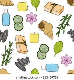 seamless spa pattern