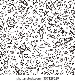 Seamless Space Pattern