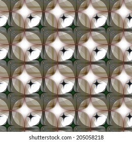 Seamless sparkles pattern background, vector illustration.