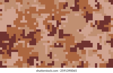 Seamless special hunting pixelated. Individuality flora hiding pattern. Sporting square mask canvas. Pixel repetitive battle colourful.
