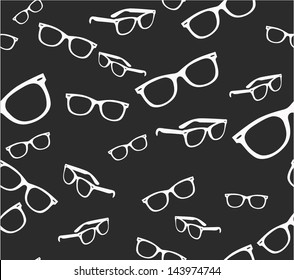 Seamless spectacles, glasses pattern, eyeglasses, specs pattern. Sunglasses