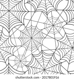 seamless spiderweb pattern. seamless texture for halloween backgrounds 