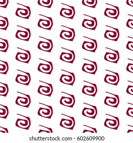 Seamless with spiral elements. Simple cute vector pattern in small-scale elements on the colored background. Seamless background for manufacturing, wallpapers, print, card and fabric design.