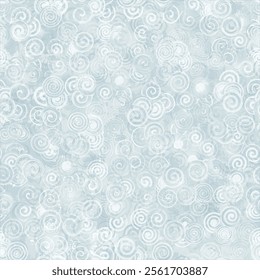 seamless spiral pattern. decorative light blue abstract swirls texture. ornament spiral lines background. creative texture for wallpaper, textile, wrapping paper, fabric print, fashion design.
