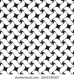 Seamless spiral swirl abstract geometric pattern background