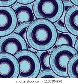 Seamless spirals vector. Seamless Wallpaper For Fabric Or Wrapping Paper Design.